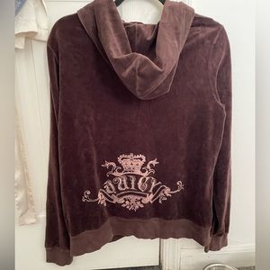 Brown juicy couture hoodie